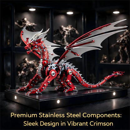 Pteranodon – Mechanical Metal Model Kit, DIY Assembly Collectible – 313 Pieces