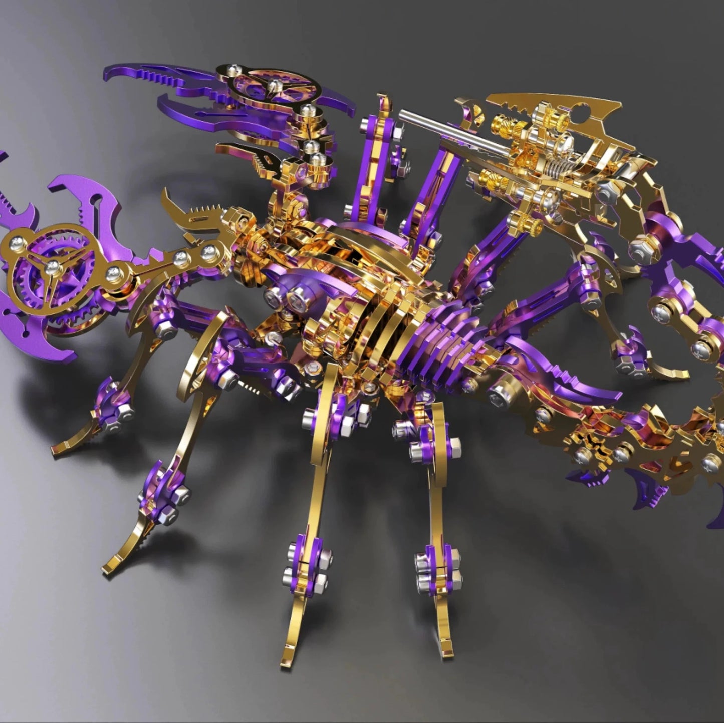 Inferno Skorpion – Mechanischer Metallmodellbausatz, DIY-Sammlerstück zum Zusammenbauen – 454 Teile