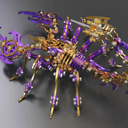 Inferno Skorpion – Mechanischer Metallmodellbausatz, DIY-Sammlerstück zum Zusammenbauen – 454 Teile