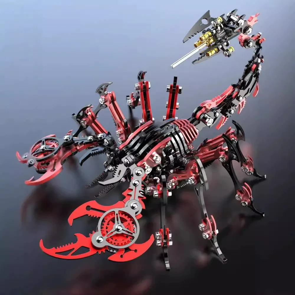 Inferno Skorpion – Mechanischer Metallmodellbausatz, DIY-Sammlerstück zum Zusammenbauen – 454 Teile