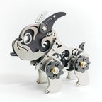Mini Mechanical Bulldog – Mechanical Metal Model Kit, DIY Assembly Collectible – 48 Pieces